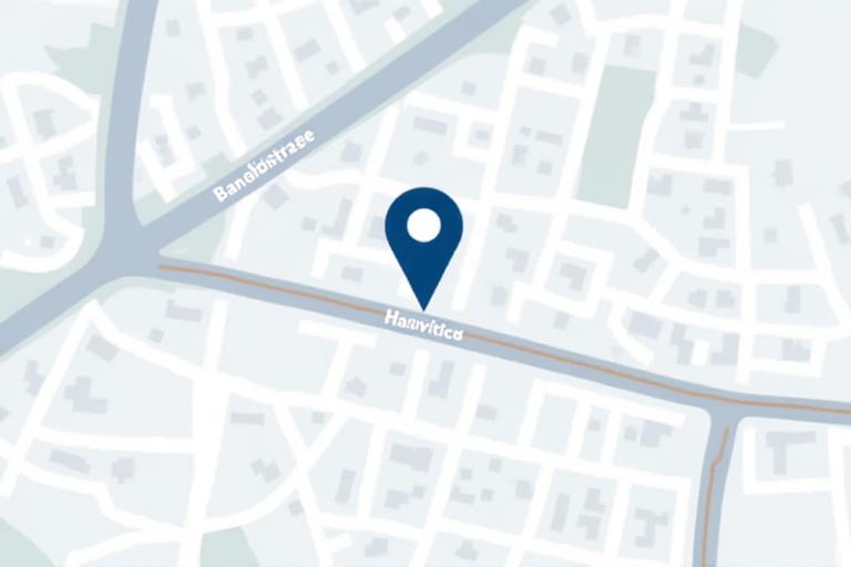 Eine Karte, die den Standort der Helveticus Finanzlösungen AG in der Bahnhofstrasse in Zürich zeigt.